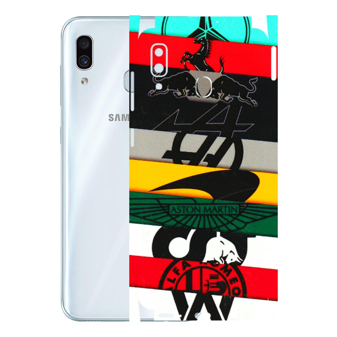 Samsung A/S Series Phone Skins (All Models) - Multi Designer Brands - 3D Embossed Finish (L-187) Samsung Galaxy A30