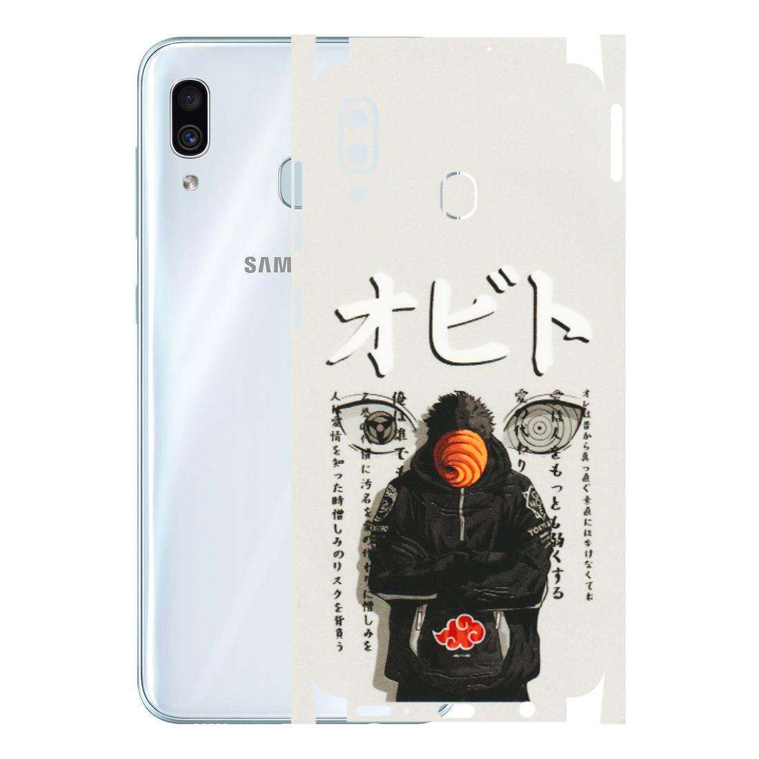 Samsung A/S Series Phone Skins (All Models) - Obito Anime Eye - 3D Embossed Finish (L-19) Samsung Galaxy A30