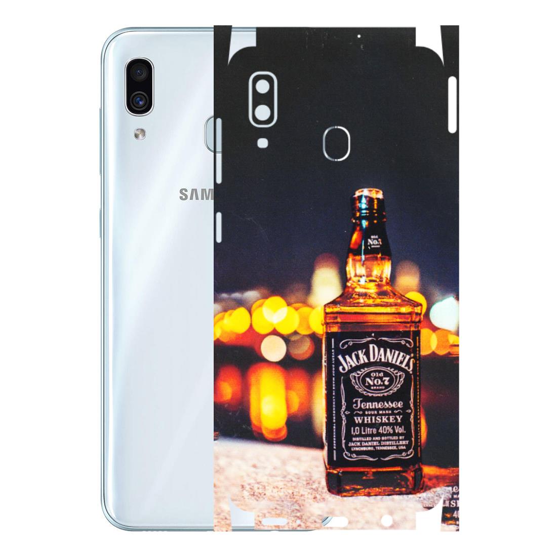 Samsung A/S Series Phone Skins (All Models) - JD Whiskey Bottle - 3D Embossed Finish (L-20) Samsung Galaxy A30