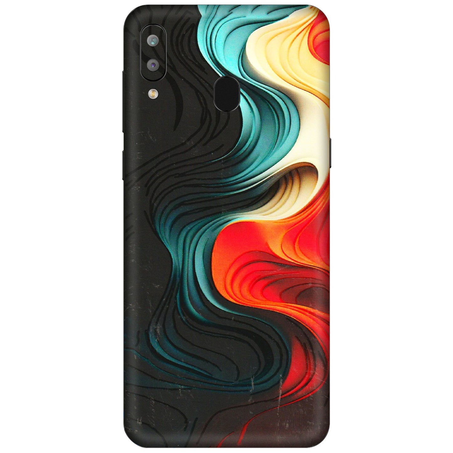Samsung A/S Series Phone Skins (All Models) - The Silky Swirl - 3D Embossed Finish (L-240) Samsung Galaxy A30