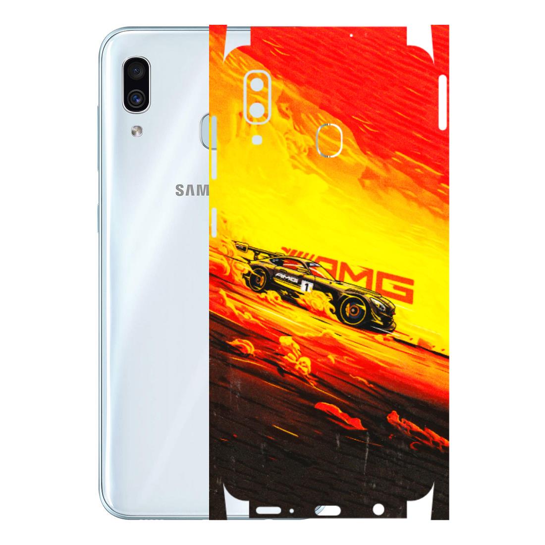 Samsung A/S Series Phone Skins (All Models) - AMG Car Speed Cover - 3D Embossed Finish (L-256) Samsung Galaxy A30