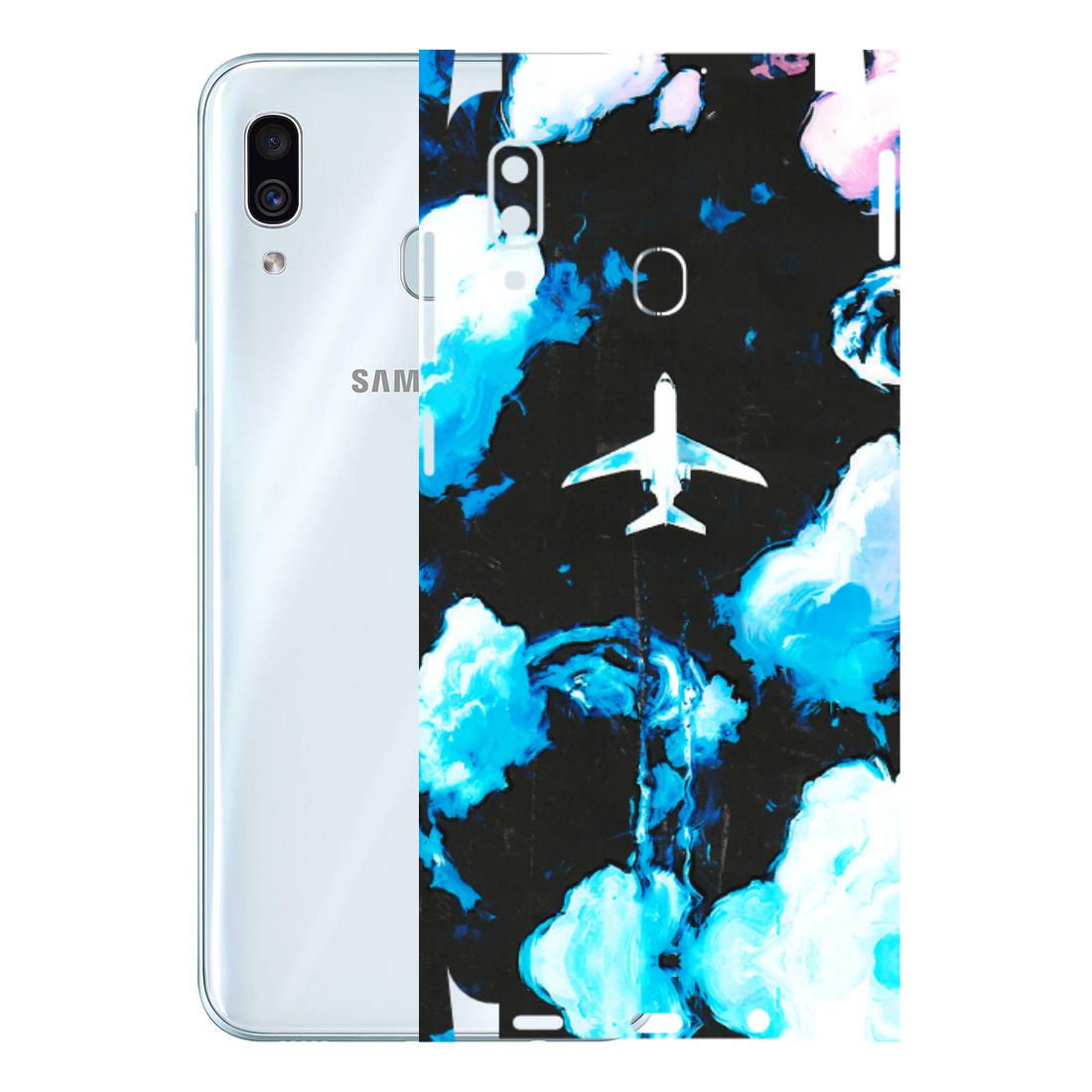 Samsung A/S Series Phone Skins (All Models) - Travel In Airline - 3D Embossed Finish (L-264) Samsung Galaxy A30