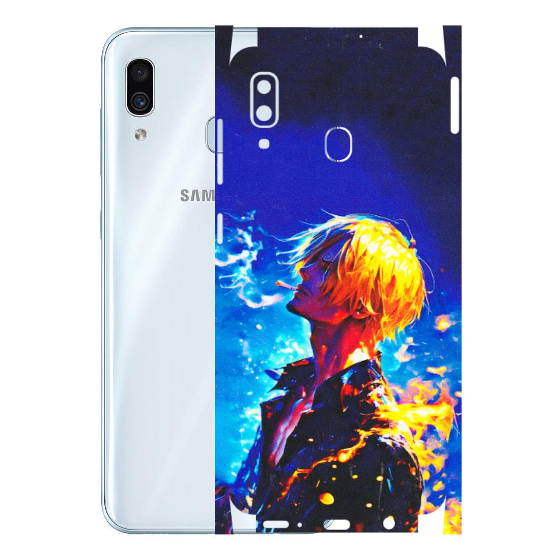 Samsung A/S Series Phone Skins (All Models) - Sanji Vinsmoke One Piece - 3D Embossed Finish (L-319) Samsung Galaxy A30