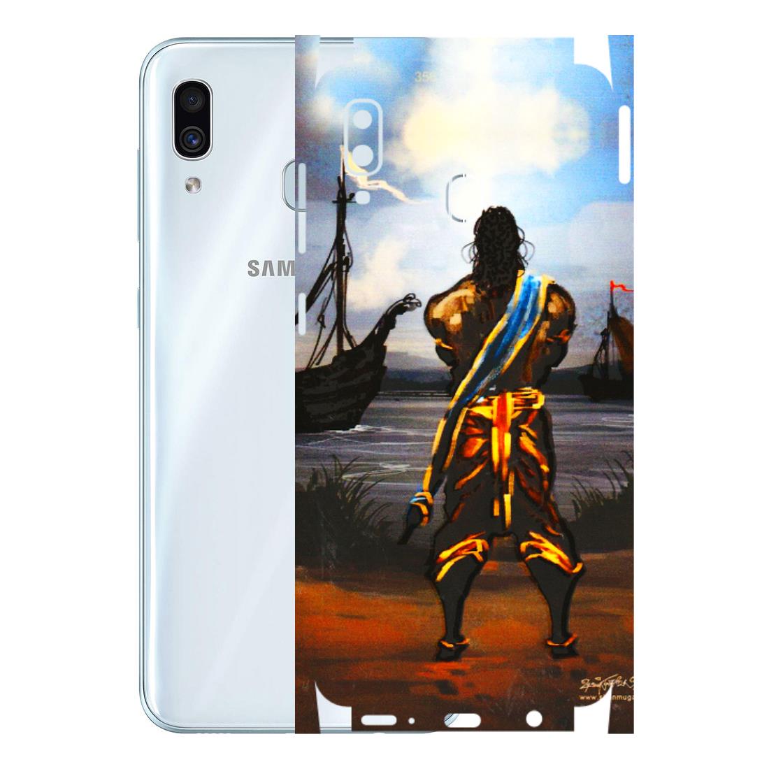 Samsung A/S Series Phone Skins (All Models) - Heavenly God Figure - 3D Embossed Finish (L-34) Samsung Galaxy A30