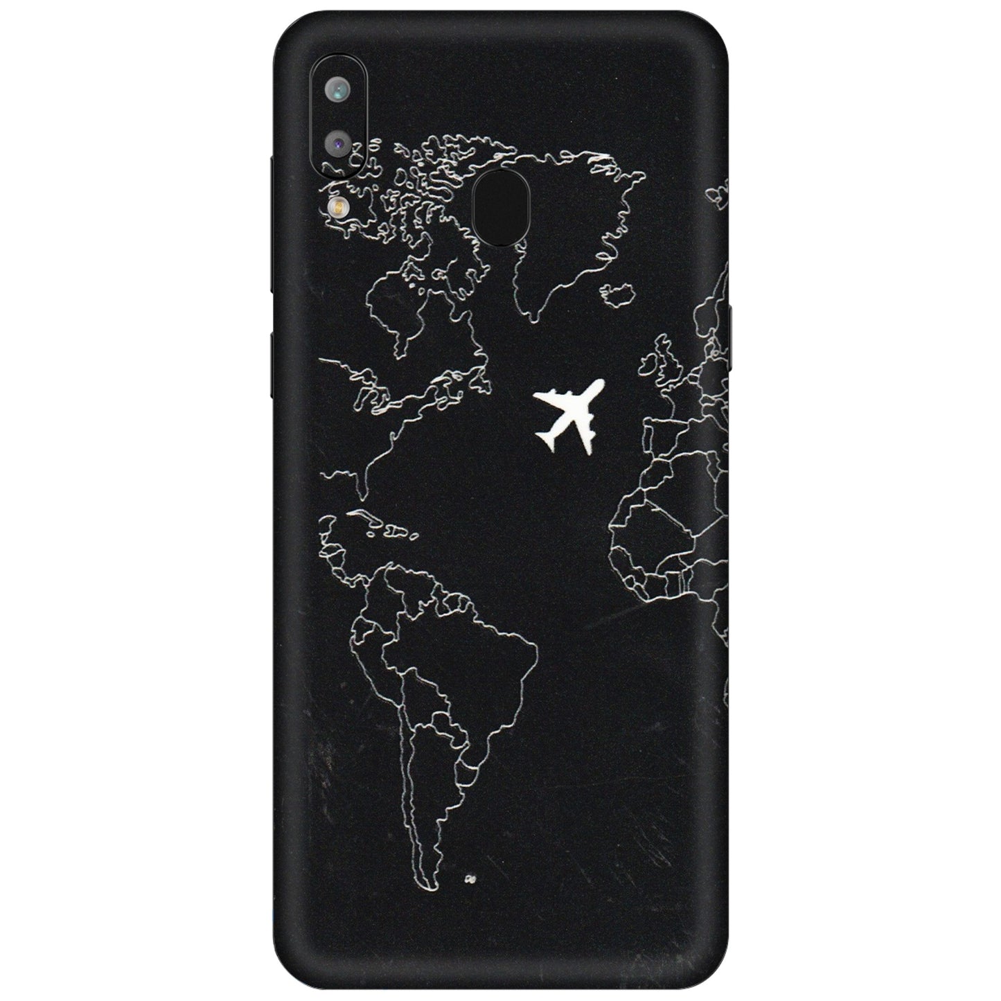 Samsung A/S Series Phone Skins (All Models) - Never Ending Travel - 3D Embossed Finish (L-79) Samsung Galaxy A30