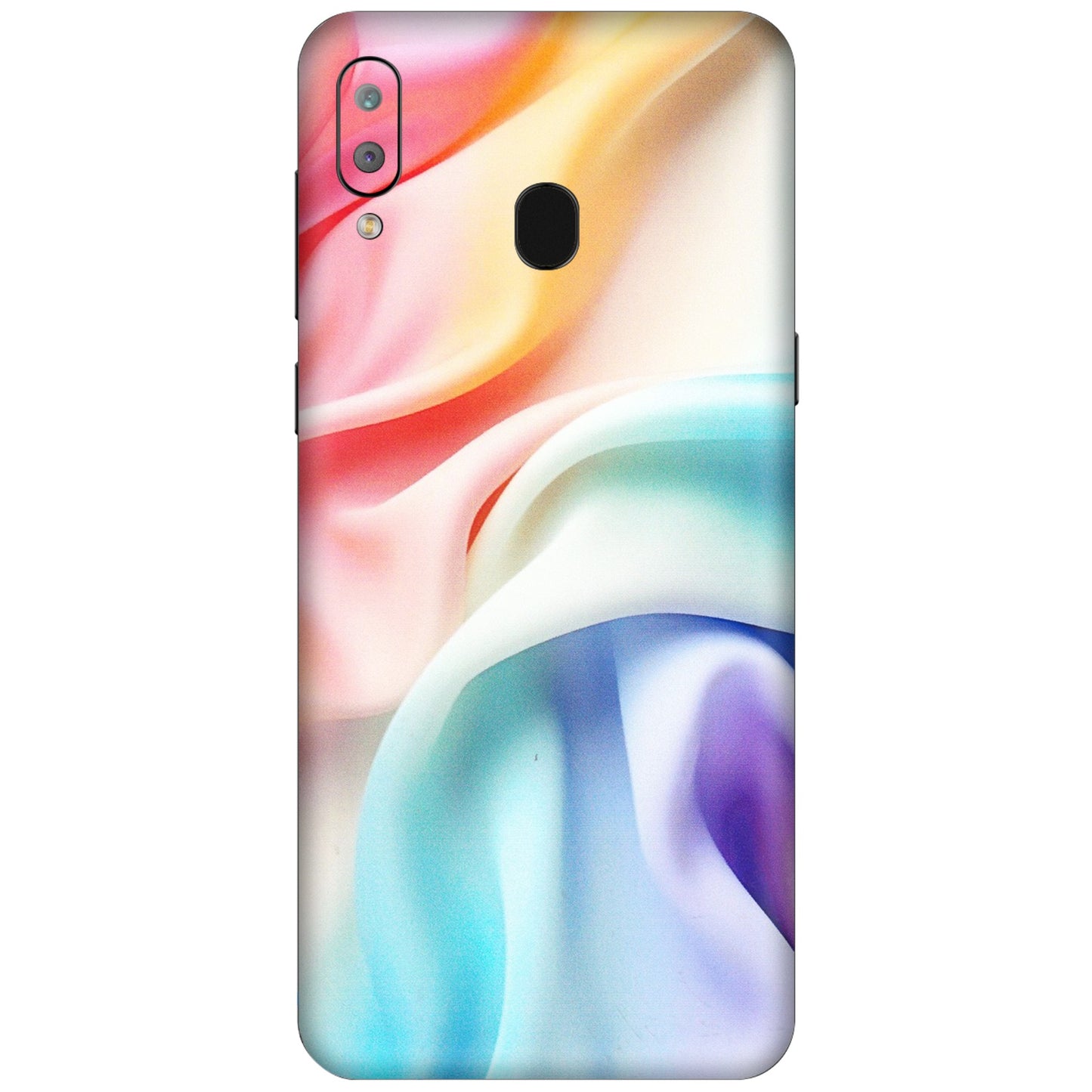 Samsung A/S Series Phone Skins (All Models) - Colourful Silk Cloth - Matte Finish (M-165) Samsung Galaxy A30
