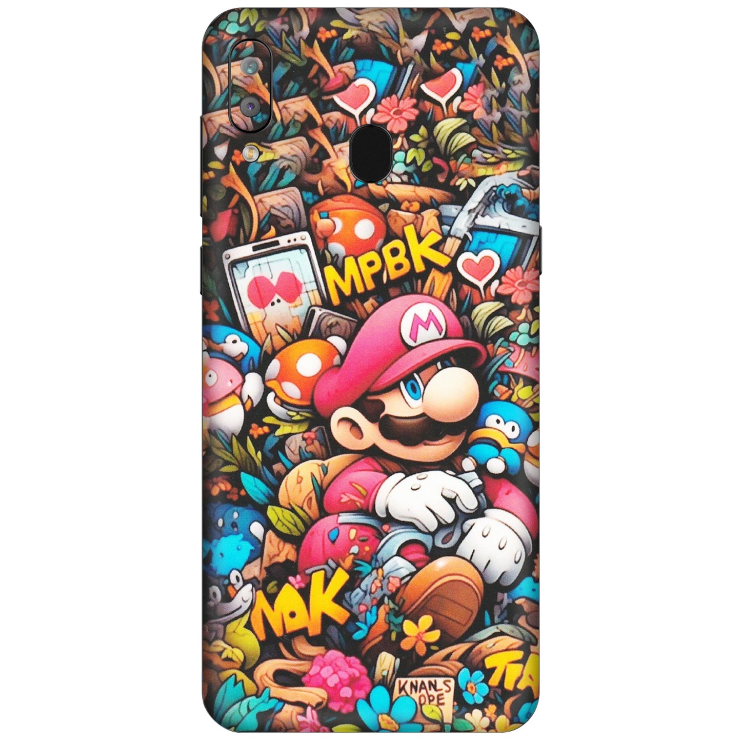 Samsung A/S Series Phone Skins (All Models) - Super Mario Bros Artistic - Matte Finish (M-173) Samsung Galaxy A30