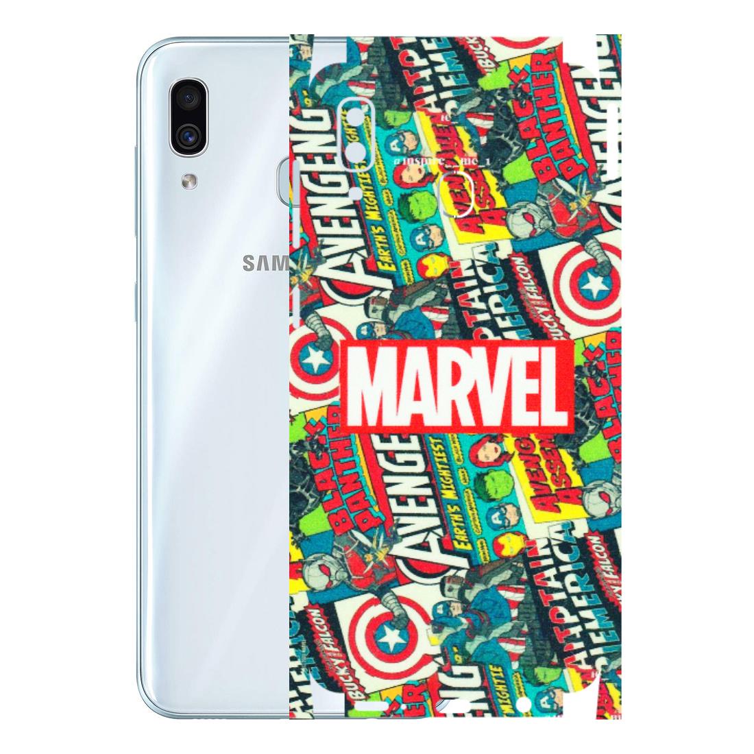 Samsung A/S Series Phone Skins (All Models) - Marvel Comic Lover - Matte Finish (M-30) Samsung Galaxy A30