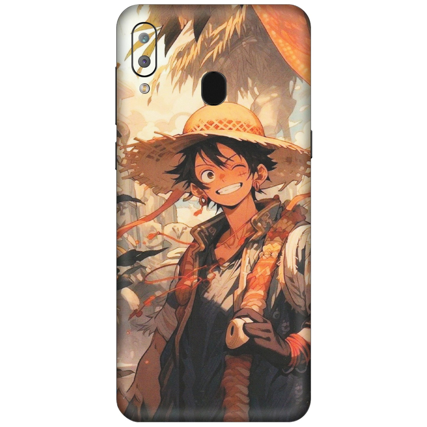 Samsung A/S Series Phone Skins (All Models) - Anime Character Smile - Matte Finish (M-33) Samsung Galaxy A30