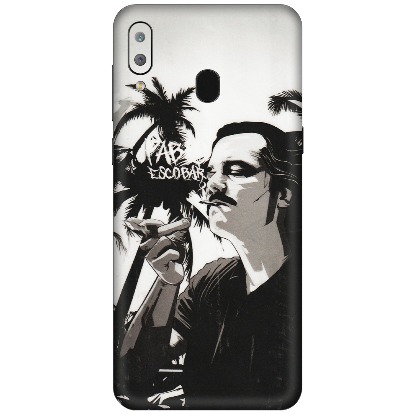 Samsung A/S Series Phone Skins (All Models) - Pab Escobar - Transparent Finish (T-05) Samsung Galaxy A30