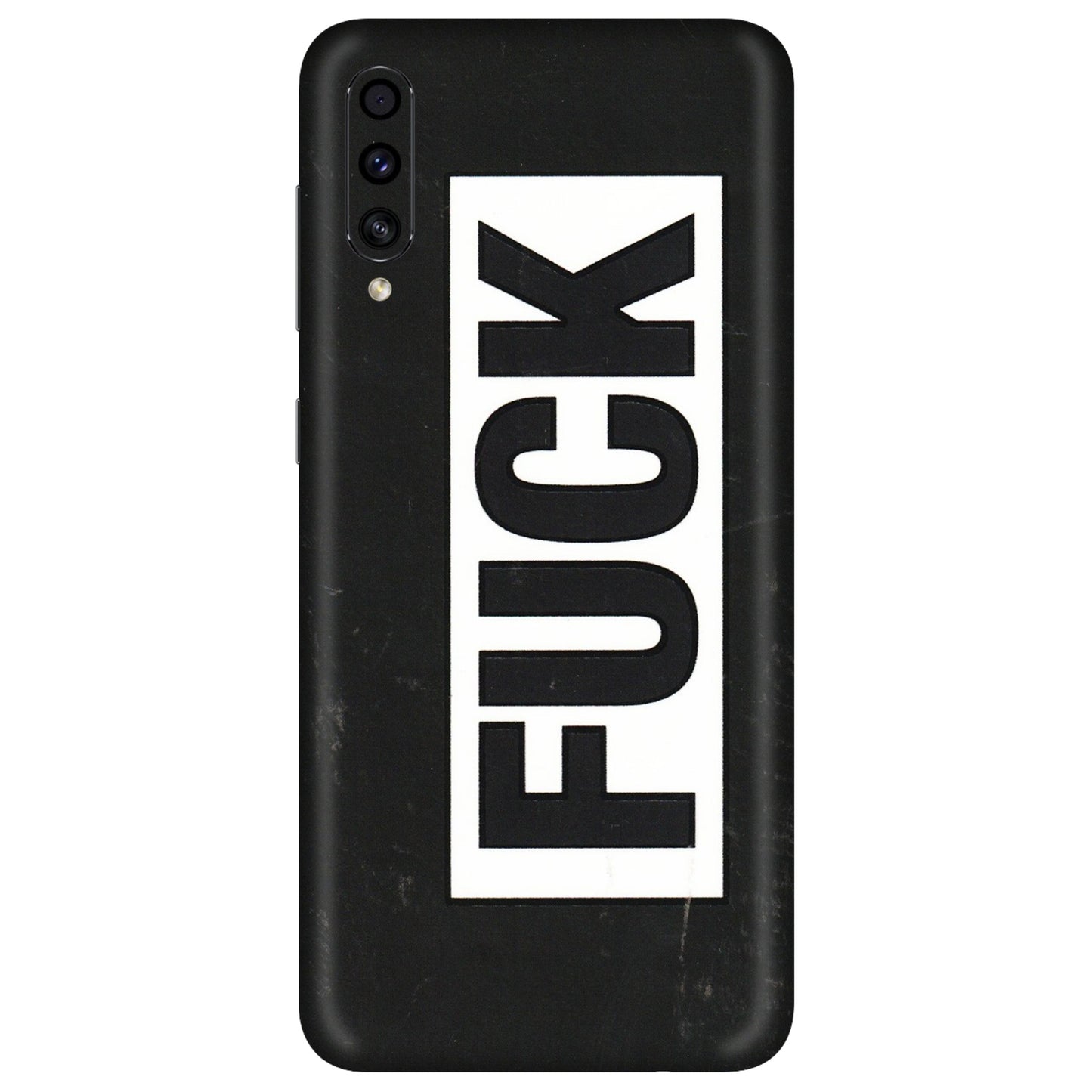 Samsung A/S Series Phone Skins (All Models) - The F Word - 3D Embossed Finish (L-255) Samsung Galaxy A30s