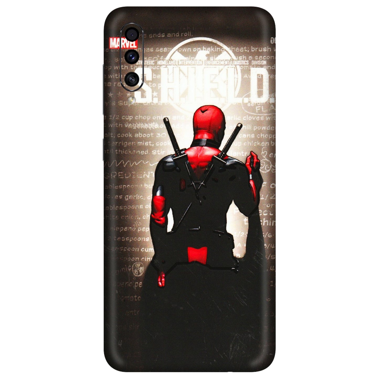 Samsung A/S Series Phone Skins (All Models) - Deadpool - 3D Embossed Finish (L-56) Samsung Galaxy A30s