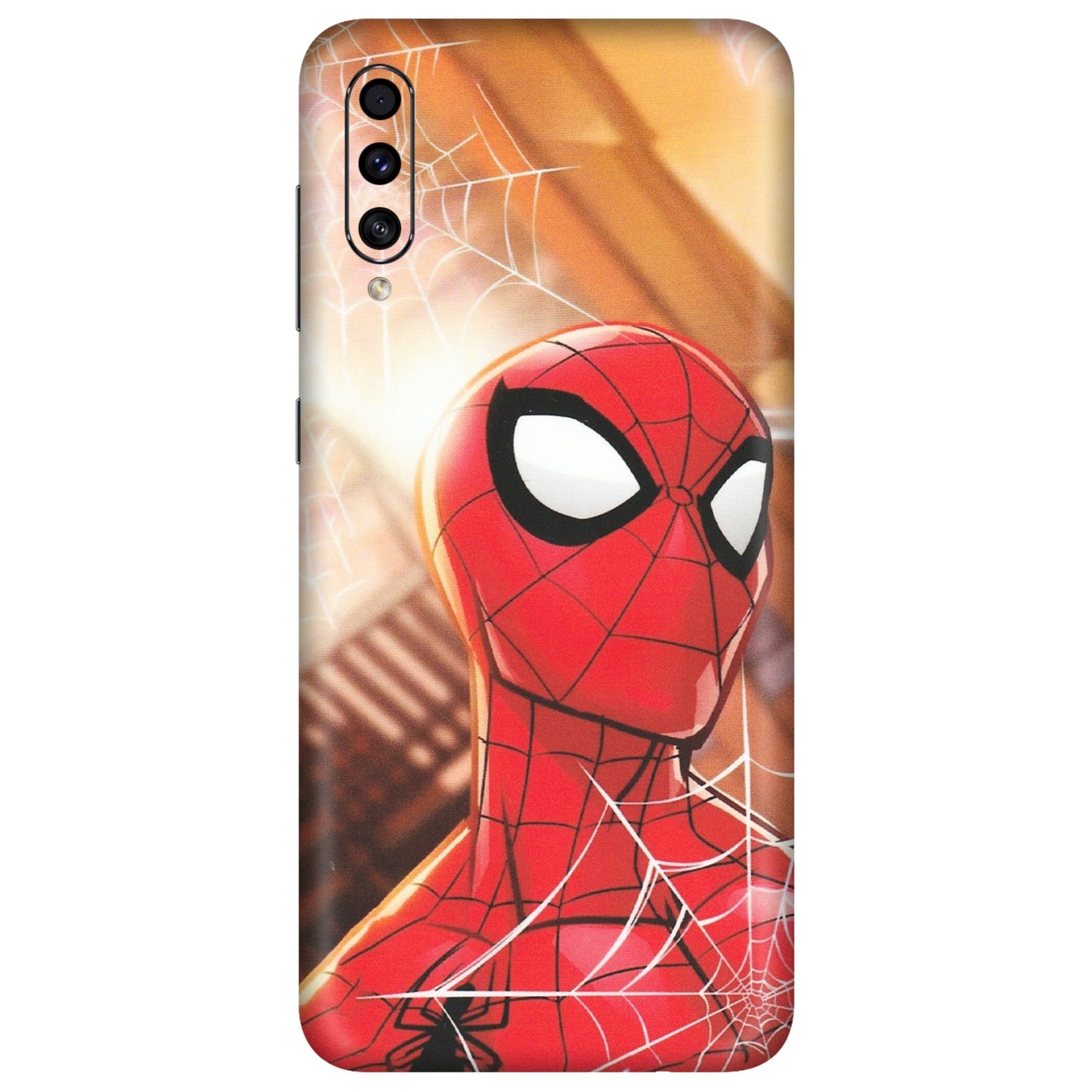 Samsung A/S Series Phone Skins (All Models) - Spiderman Face New - Matte Finish (M-41) Samsung Galaxy A30s