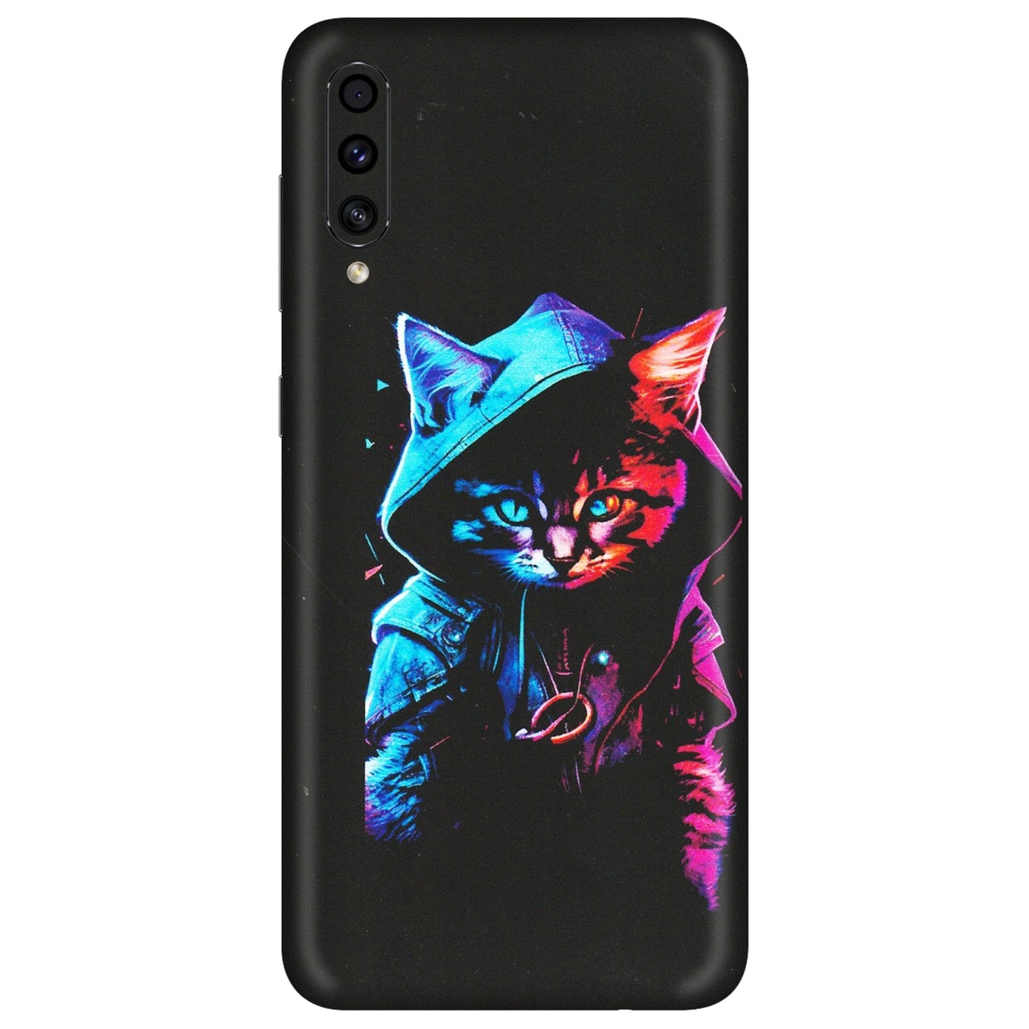 Samsung A/S Series Phone Skins (All Models) - Cyberpunk Cat - Matte Finish (M-45) Samsung Galaxy A30s