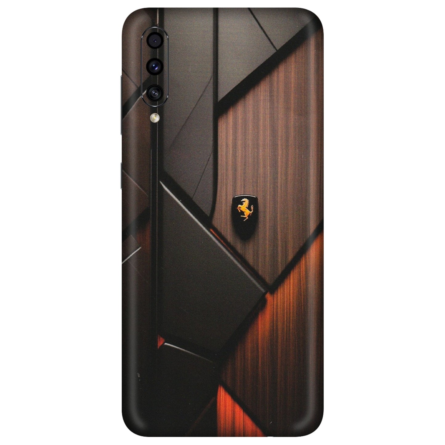 Samsung A/S Series Phone Skins (All Models) - Lambo Beauty Wood Pattern Sober - Matte Finish (M-51) Samsung Galaxy A30s