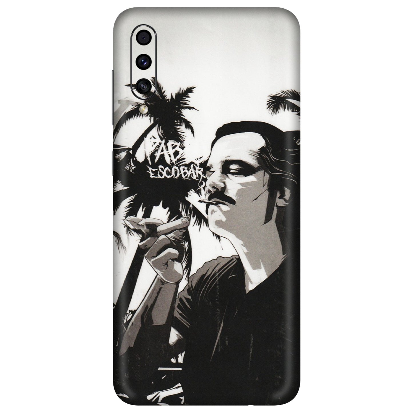 Samsung A/S Series Phone Skins (All Models) - Pab Escobar - Transparent Finish (T-05) Samsung Galaxy A30s