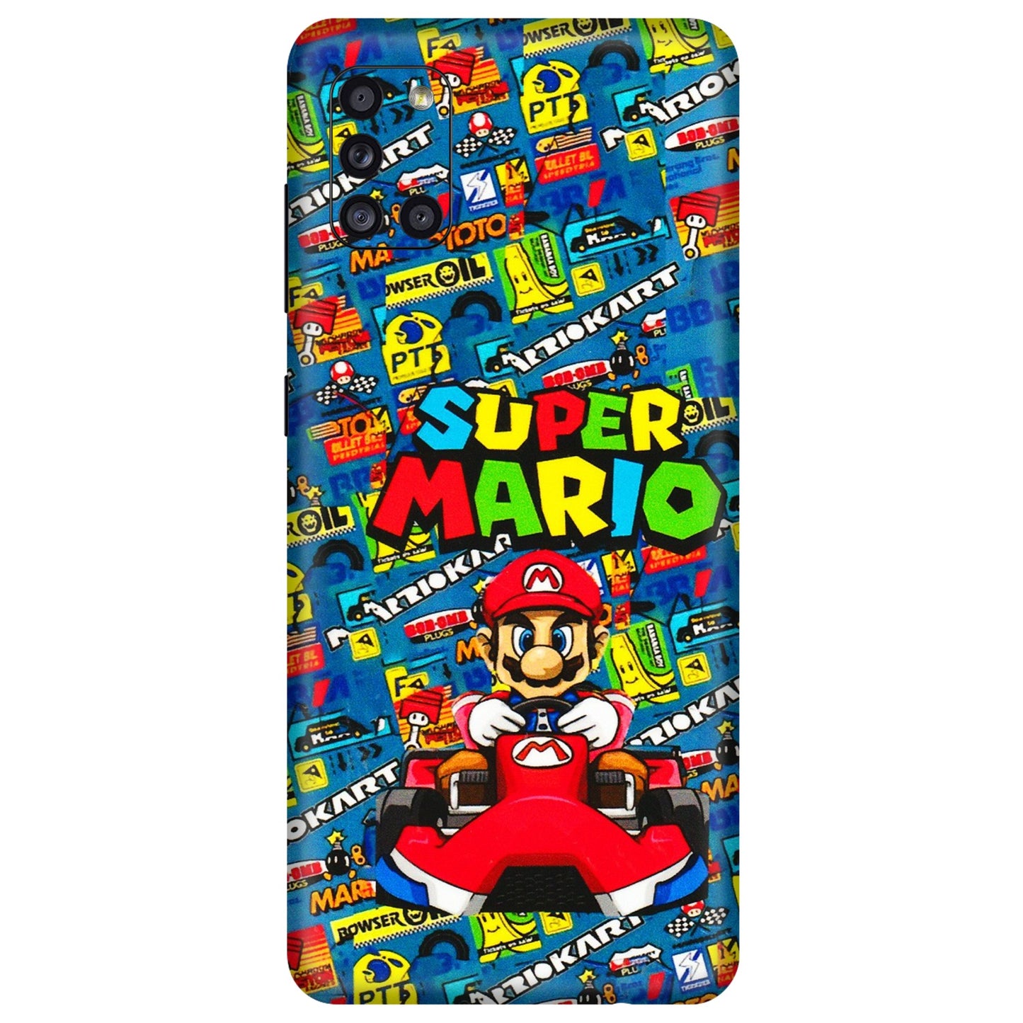 Samsung A/S Series Phone Skins (All Models) - Super Mario Kart - 3D Embossed Finish (L-140) Samsung Galaxy A31