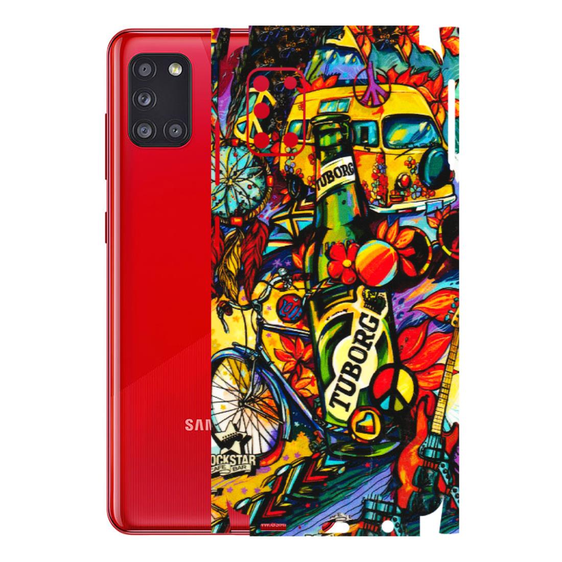Samsung A/S Series Phone Skins (All Models) - Cool Beer Bottle - 3D Embossed Finish (L-193) Samsung Galaxy A31