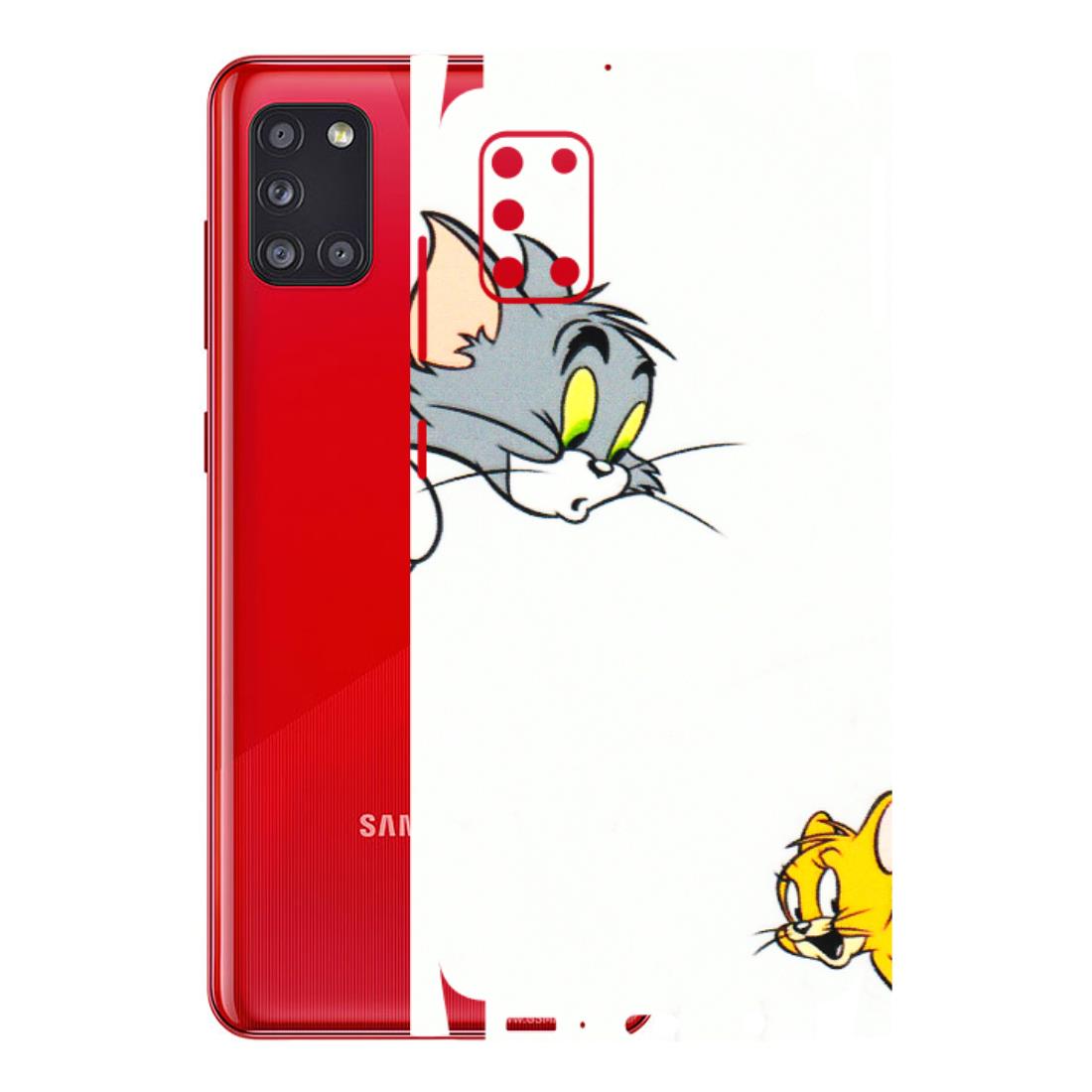 Samsung A/S Series Phone Skins (All Models) - Cute Tom And Jerry - 3D Embossed Finish (L-220) Samsung Galaxy A31