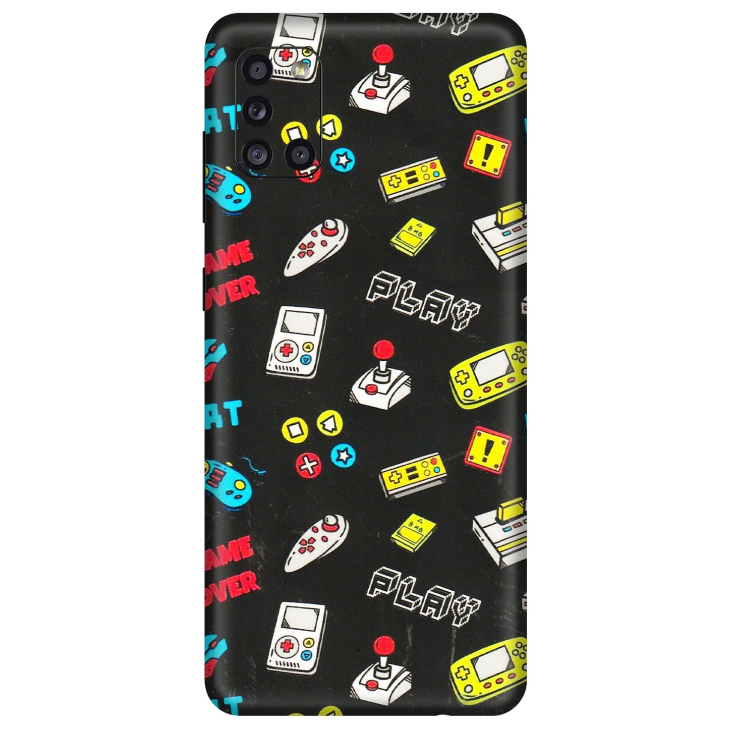 Samsung A/S Series Phone Skins (All Models) - Gaming Doodles - 3D Embossed Finish (L-224) Samsung Galaxy A31