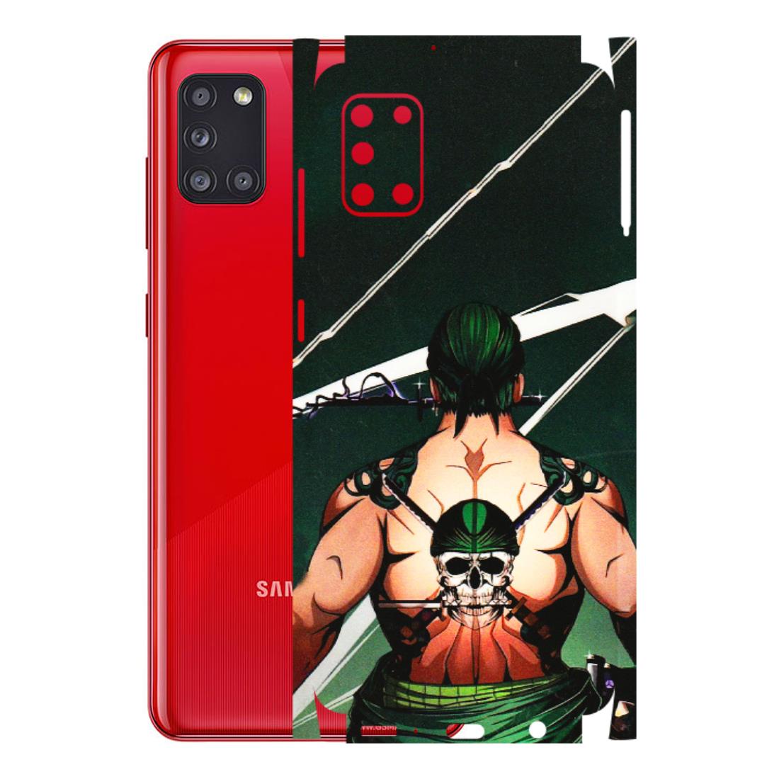 Samsung A/S Series Phone Skins (All Models) - Zoro Anime - 3D Embossed Finish (L-23) Samsung Galaxy A31
