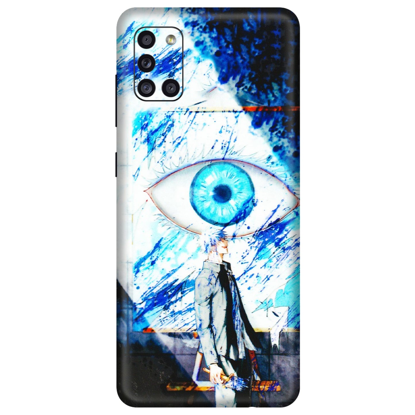 Samsung A/S Series Phone Skins (All Models) - Gojo Satoru evil eye - 3D Embossed Finish (L-239) Samsung Galaxy A31