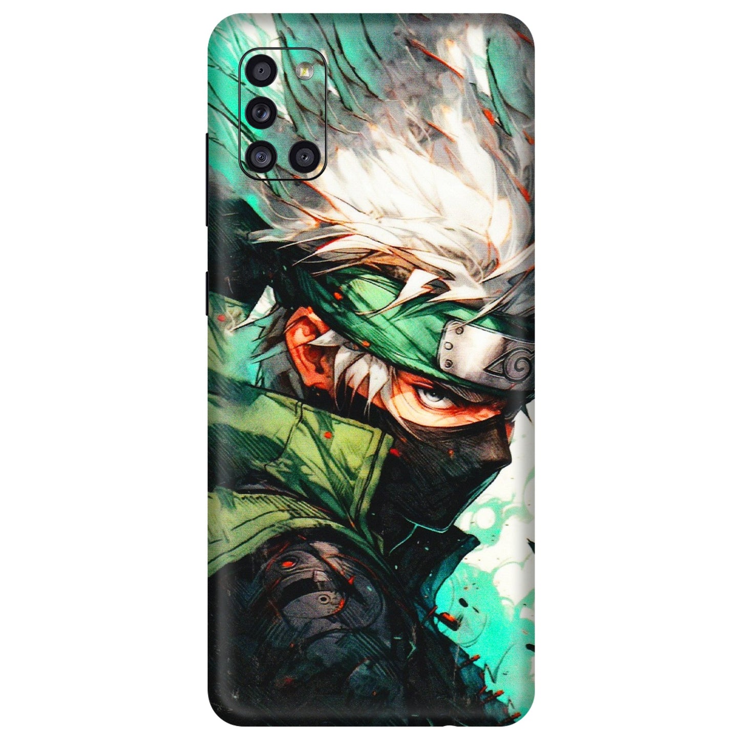 Samsung A/S Series Phone Skins (All Models) - Kakashi Side Profile - 3D Embossed Finish (L-249) Samsung Galaxy A31