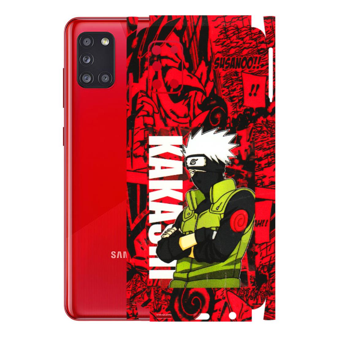 Samsung A/S Series Phone Skins (All Models) - Kakashi Red Anime - 3D Embossed Finish (L-251) Samsung Galaxy A31