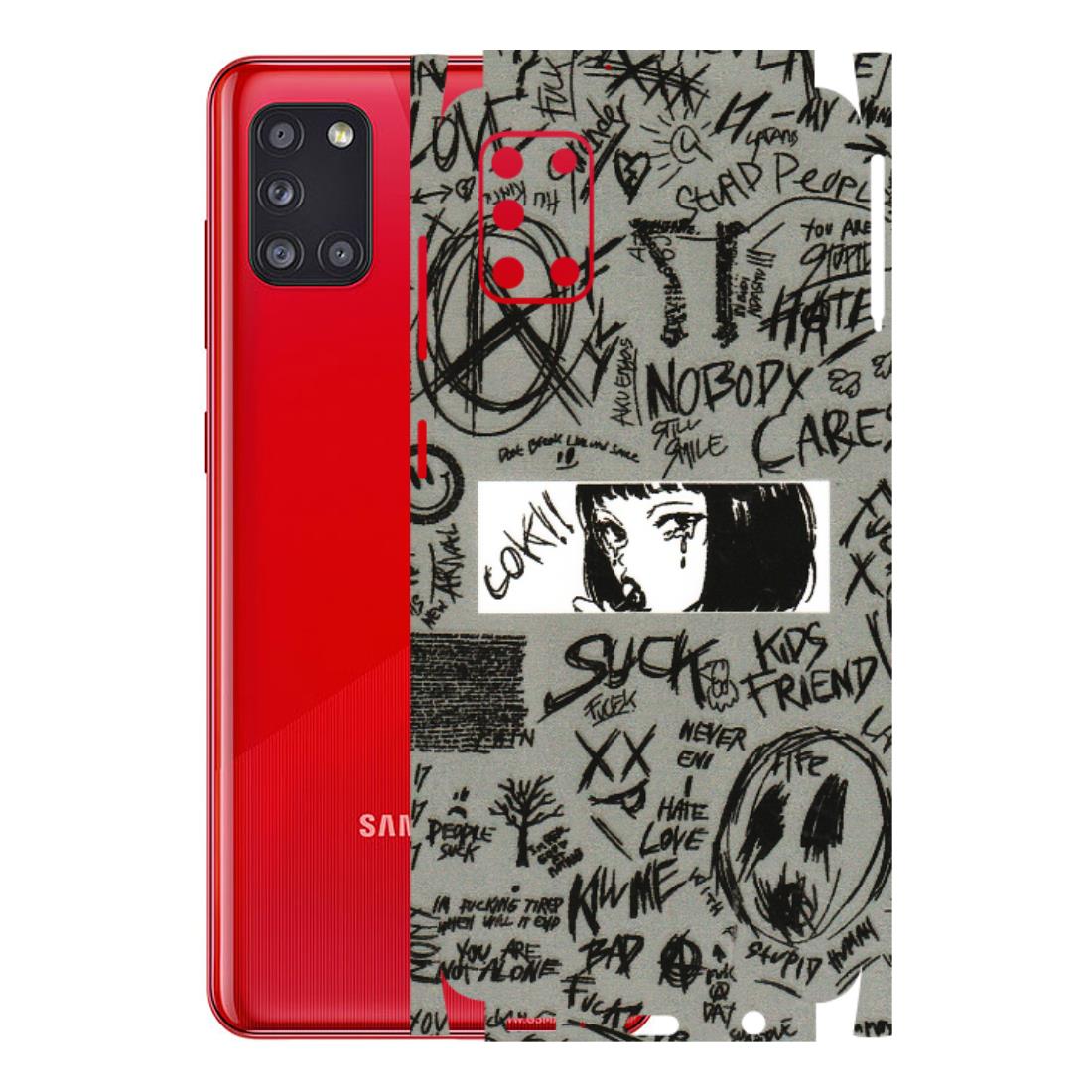 Samsung A/S Series Phone Skins (All Models) - Never Have Love Anime - 3D Embossed Finish (L-260) Samsung Galaxy A31