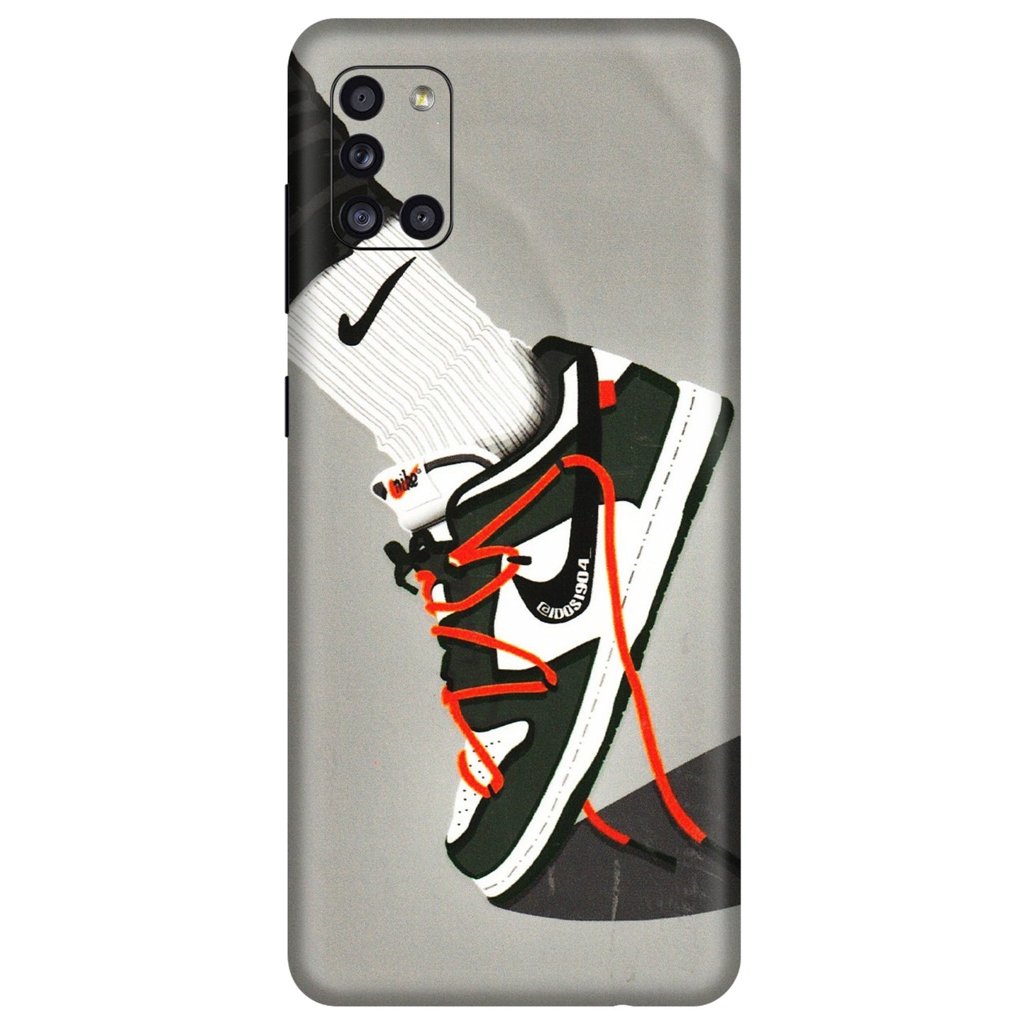 Samsung A/S Series Phone Skins (All Models) - New Grey Sneaker - 3D Embossed Finish (L-261) Samsung Galaxy A31