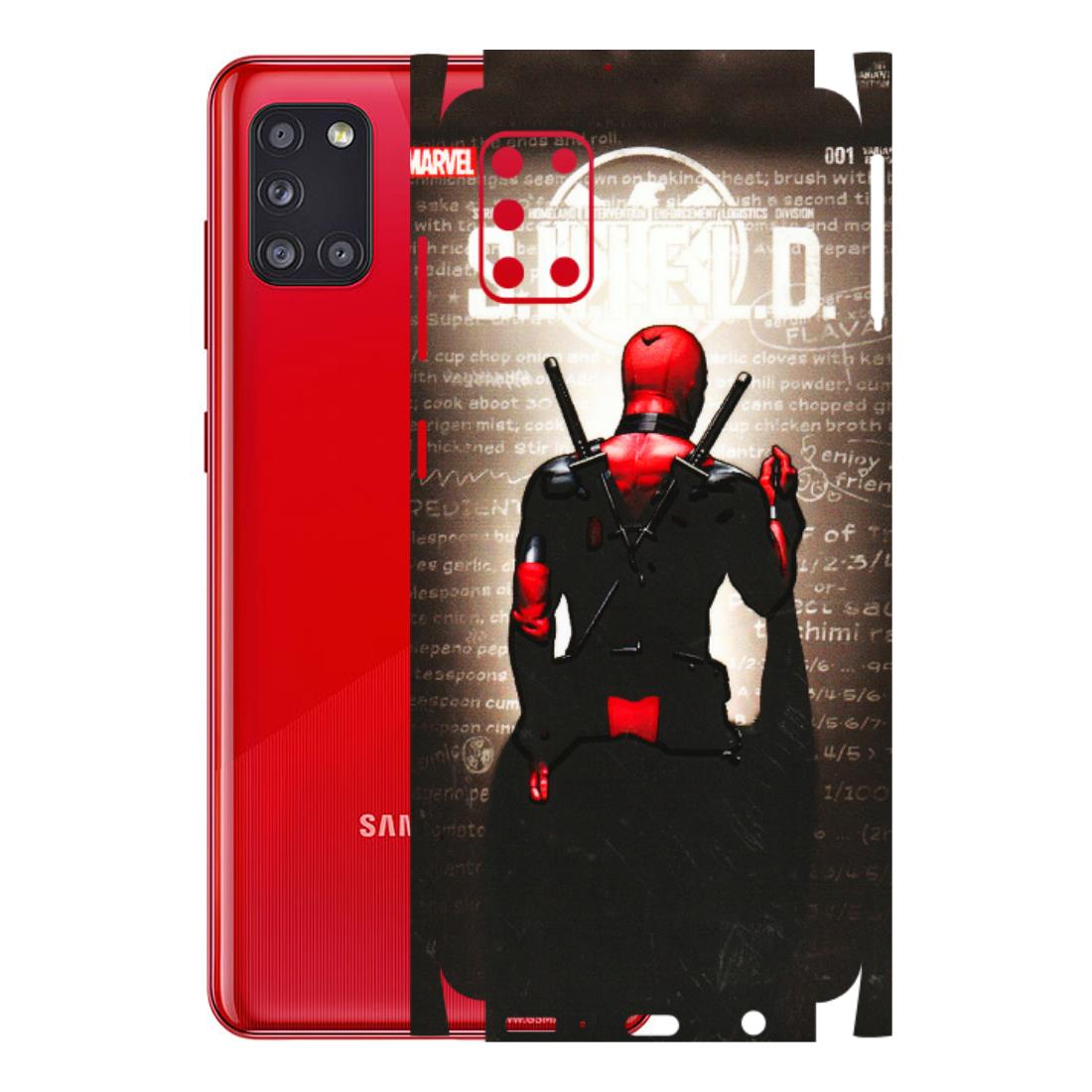 Samsung A/S Series Phone Skins (All Models) - Deadpool - 3D Embossed Finish (L-56) Samsung Galaxy A31