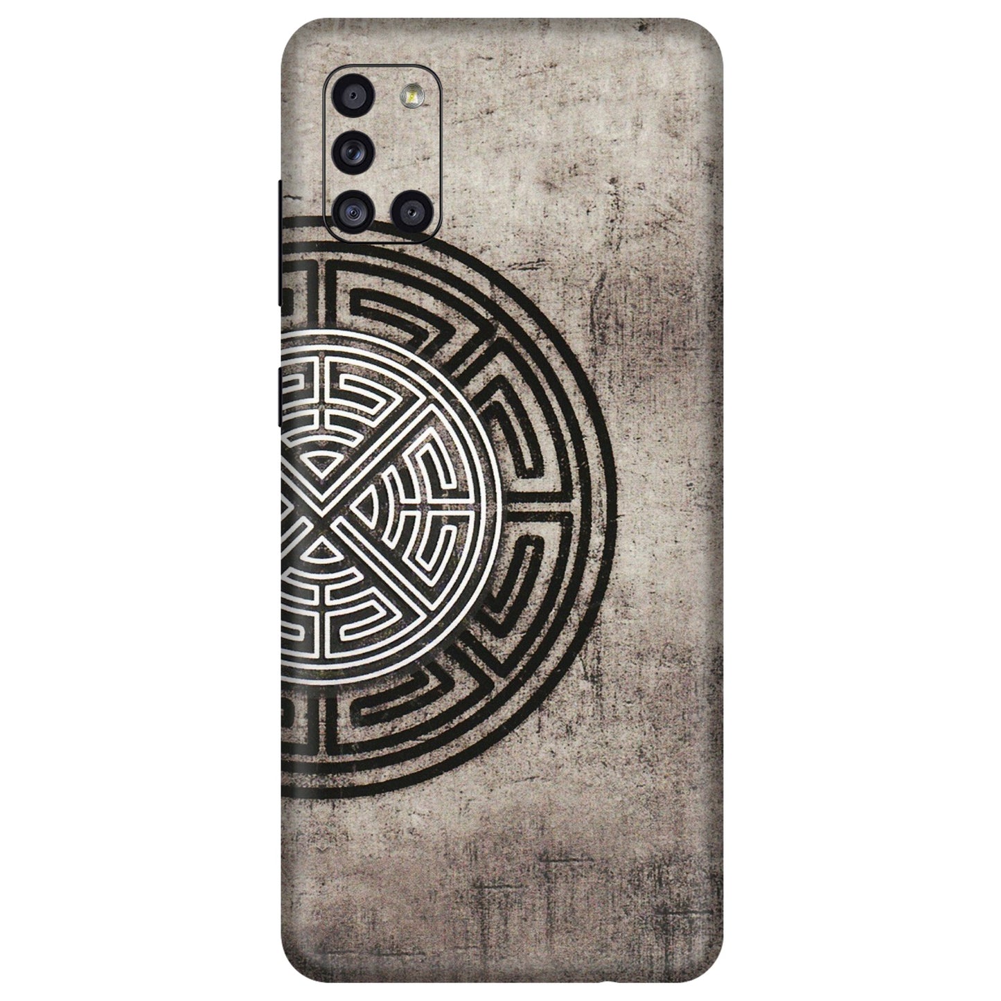 Samsung A/S Series Phone Skins (All Models) - Mysterious Circular Design - 3D Embossed Finish (L-63) Samsung Galaxy A31