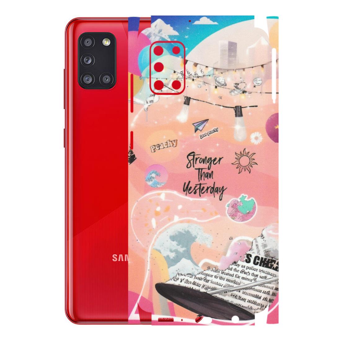 Samsung A/S Series Phone Skins (All Models) - Stronger Then Yesterday - Matte Finish (M-128) Samsung Galaxy A31