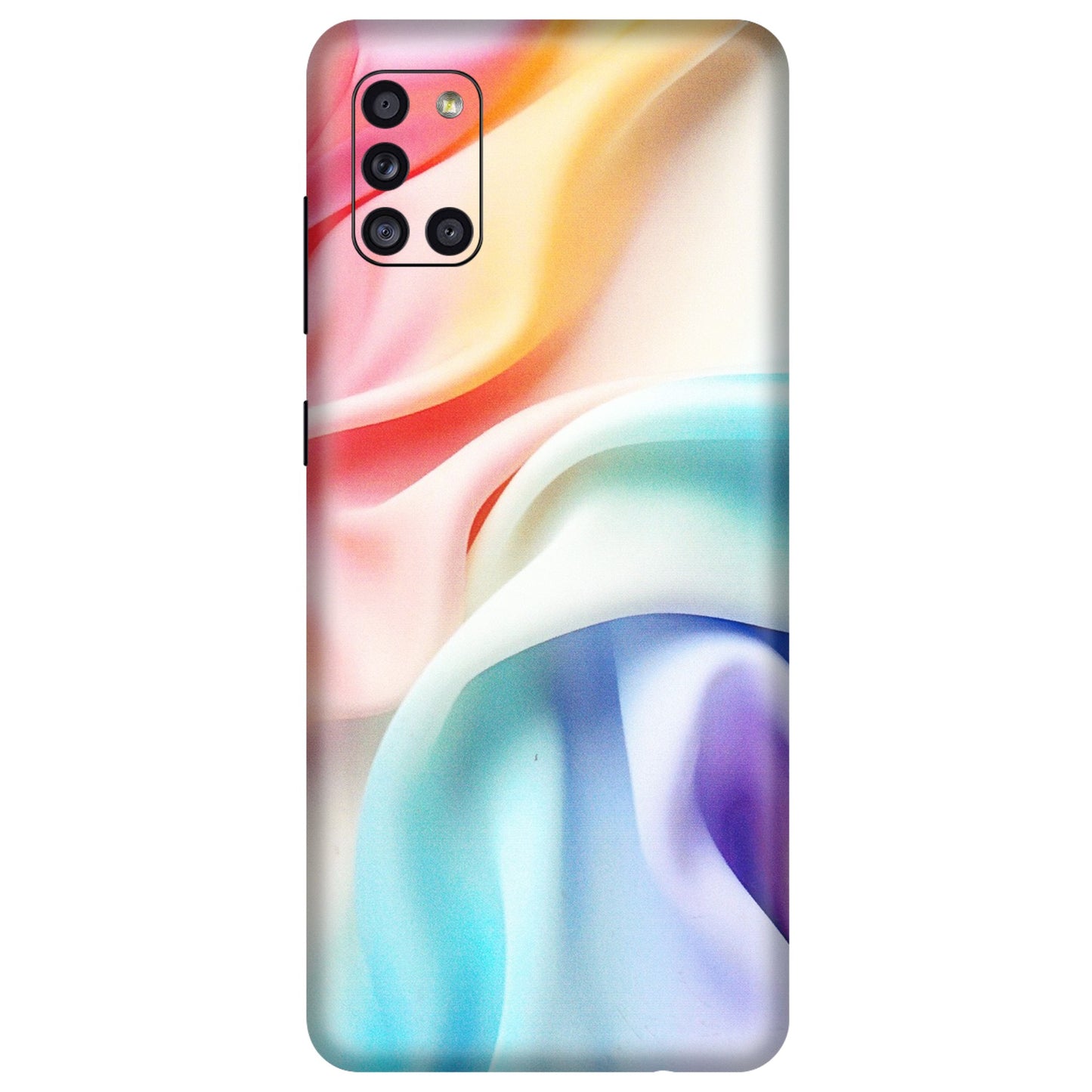 Samsung A/S Series Phone Skins (All Models) - Colourful Silk Cloth - Matte Finish (M-165) Samsung Galaxy A31