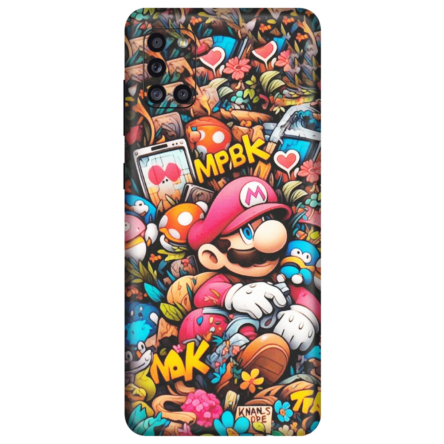 Samsung A/S Series Phone Skins (All Models) - Super Mario Bros Artistic - Matte Finish (M-173) Samsung Galaxy A31