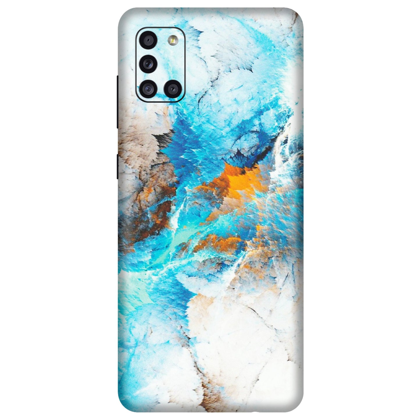Samsung A/S Series Phone Skins (All Models) - Blue Waves Abstract - Matte Finish (M-19) Samsung Galaxy A31