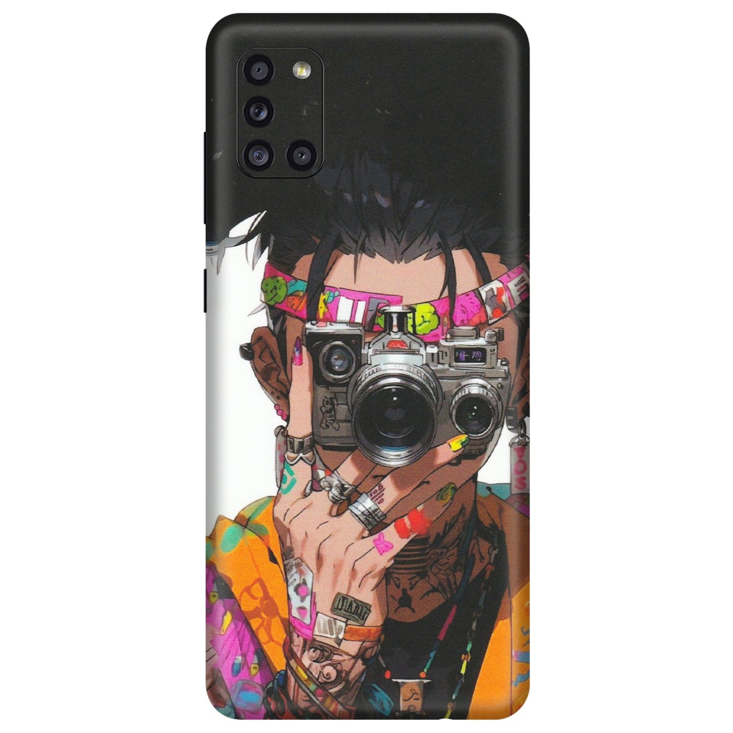 Samsung A/S Series Phone Skins (All Models) - Camera Lover Girl - Matte Finish (M-09) Samsung Galaxy A31