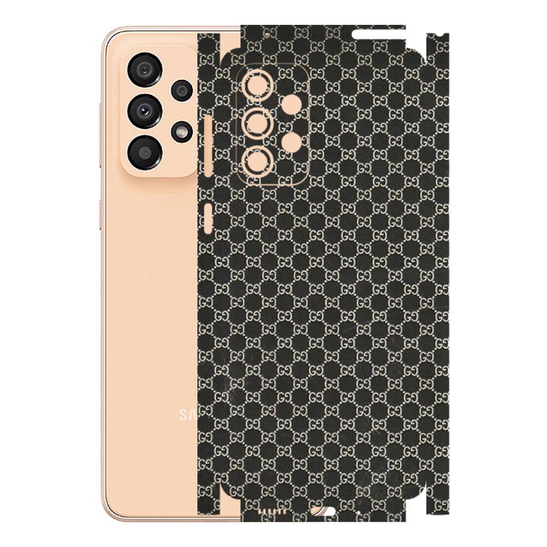 Samsung A/S Series Phone Skins (All Models) - Black G Print - 3D Embossed Finish (L-109) Samsung Galaxy A33(5G)