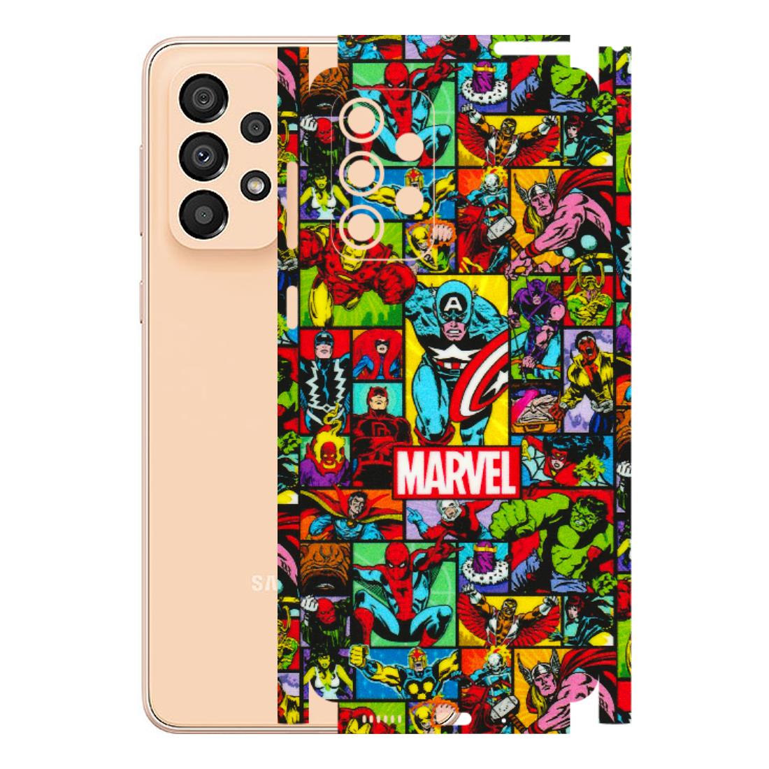 Samsung A/S Series Phone Skins (All Models) - MARVELOUS Comic Characters - 3D Embossed Finish (L-129) Samsung Galaxy A33(5G)