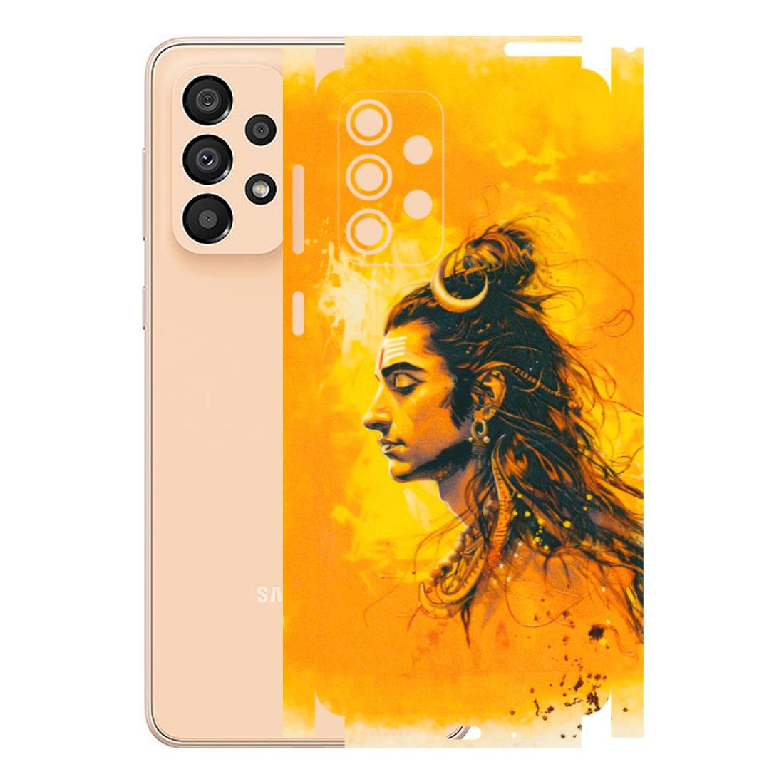 Samsung A/S Series Phone Skins (All Models) - Shiv Shakti - 3D Embossed Finish (L-14) Samsung Galaxy A33(5G)