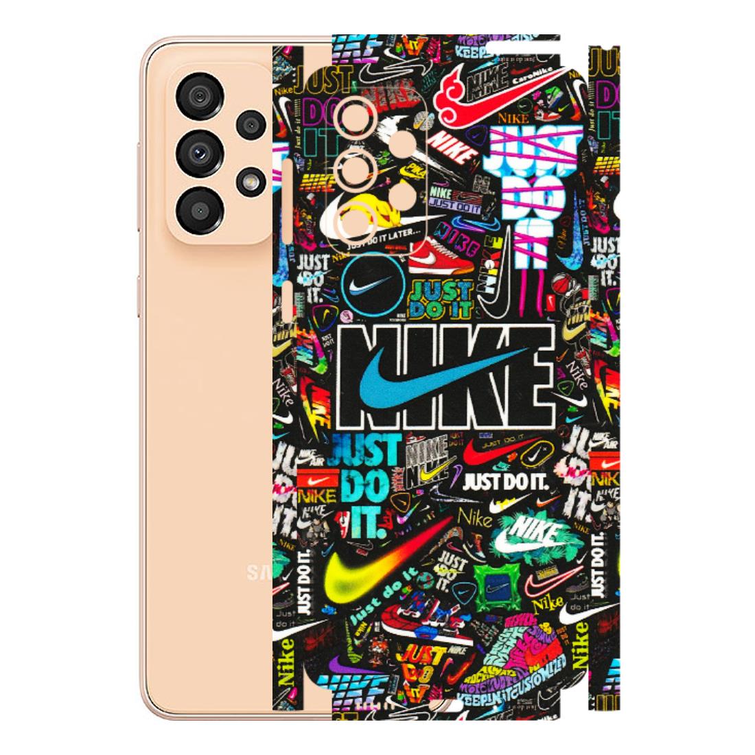 Samsung A/S Series Phone Skins (All Models) - Just Do It Doodles - 3D Embossed Finish (L-166) Samsung Galaxy A33(5G)