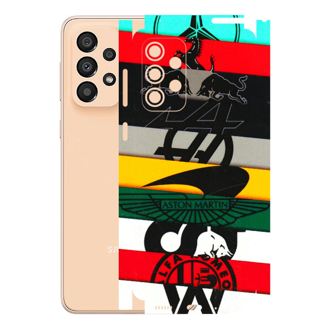 Samsung A/S Series Phone Skins (All Models) - Multi Designer Brands - 3D Embossed Finish (L-187) Samsung Galaxy A33(5G)