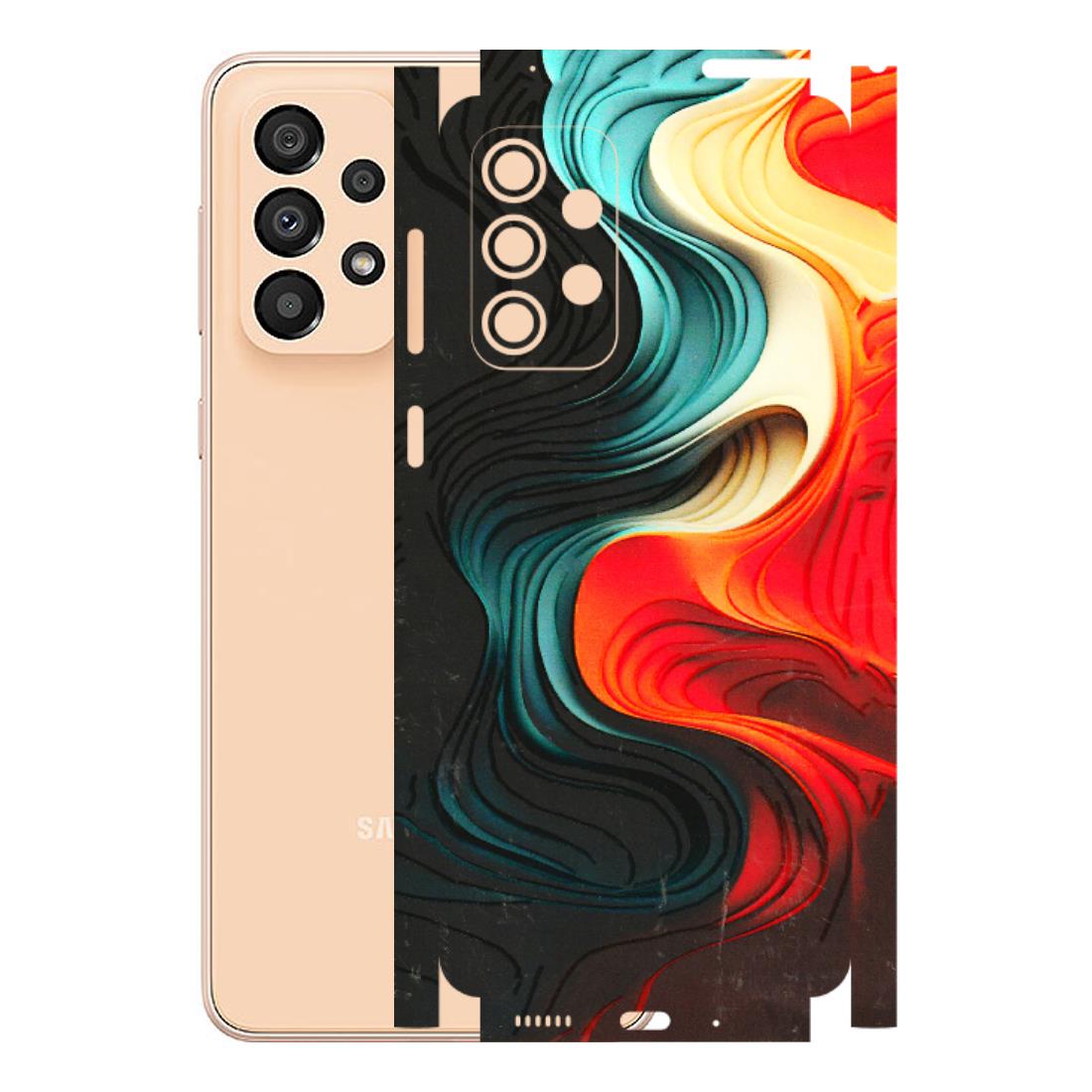 Samsung A/S Series Phone Skins (All Models) - The Silky Swirl - 3D Embossed Finish (L-240) Samsung Galaxy A33(5G)