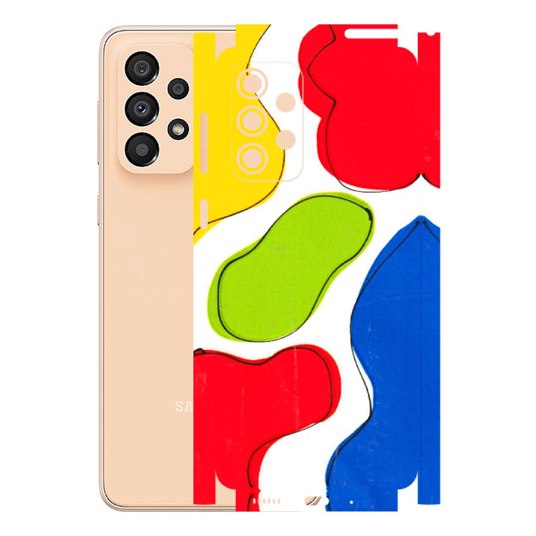 Samsung A/S Series Phone Skins (All Models) - RGB Colour Paint - 3D Embossed Finish (L-284) Samsung Galaxy A33(5G)