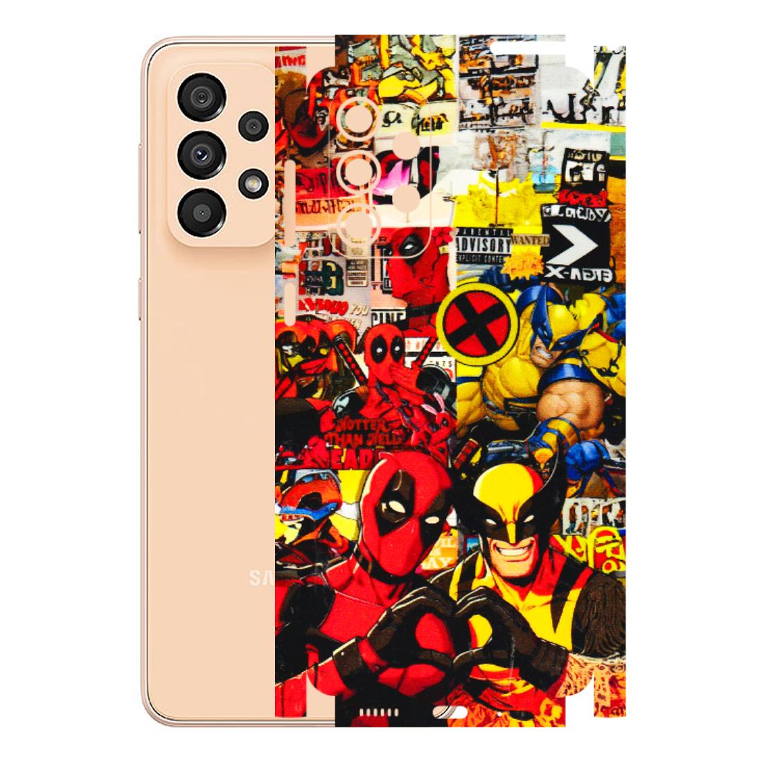 Samsung A/S Series Phone Skins (All Models) - Spidy Wolverine - 3D Embossed Finish (L-310) Samsung Galaxy A33(5G)