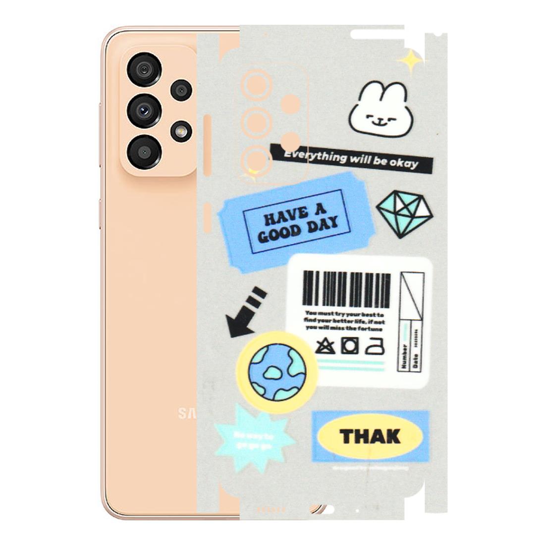 Samsung A/S Series Phone Skins (All Models) - Will Be Okay Design - 3D Embossed Finish (L-316) Samsung Galaxy A33(5G)
