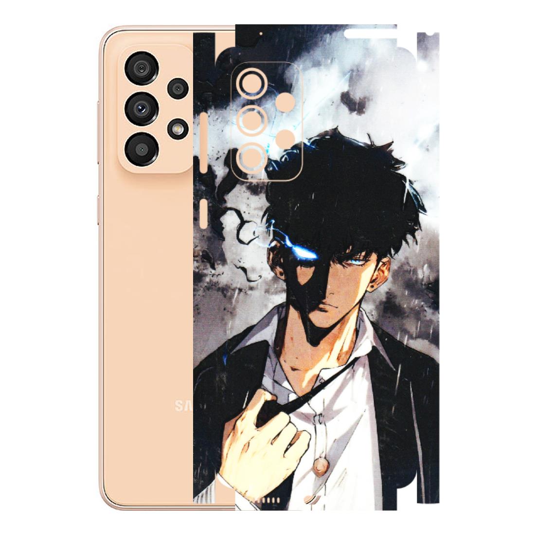 Samsung A/S Series Phone Skins (All Models) - Sung Jinwoo Manhwa Anime - 3D Embossed Finish (L-328) Samsung Galaxy A33(5G)