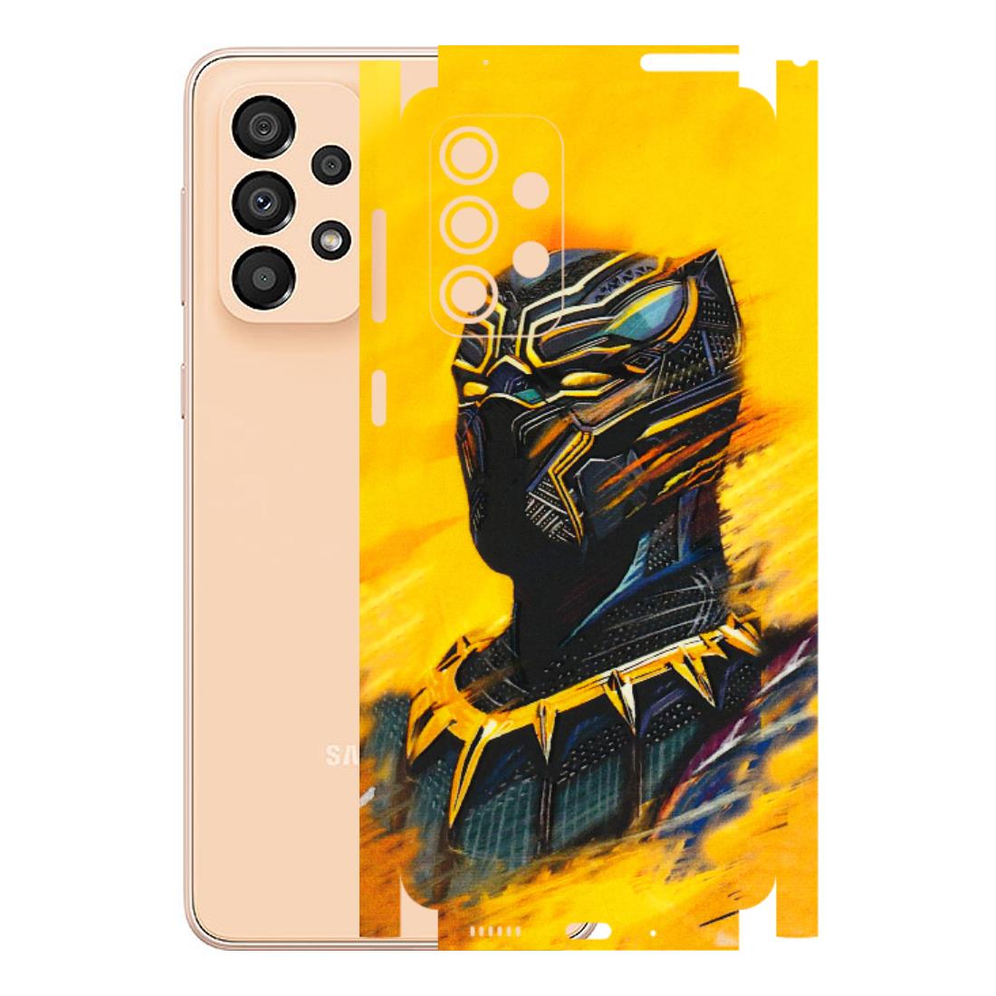 Samsung A/S Series Phone Skins (All Models) - Yellow Panther - 3D Embossed Finish (L-54) Samsung Galaxy A33(5G)