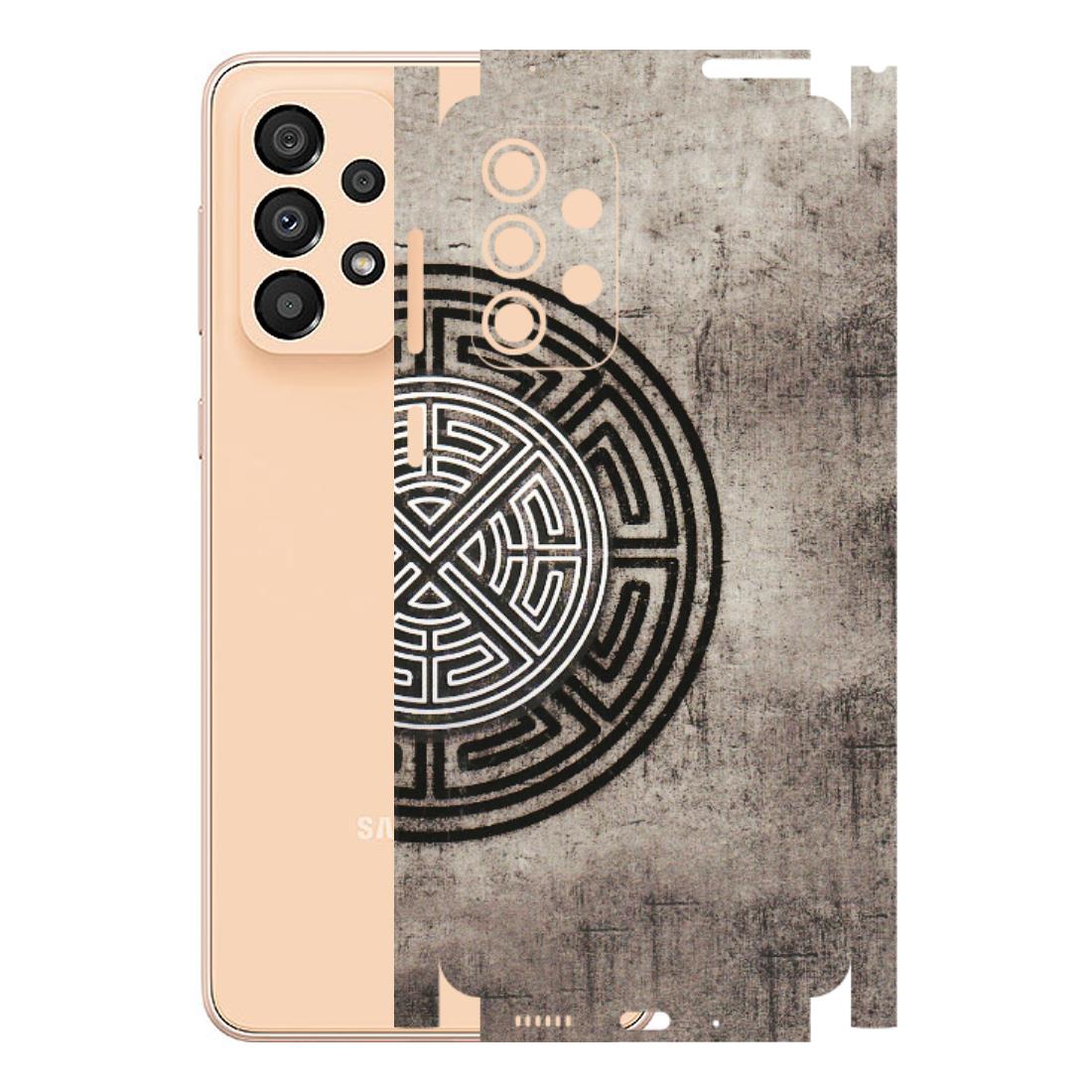Samsung A/S Series Phone Skins (All Models) - Mysterious Circular Design - 3D Embossed Finish (L-63) Samsung Galaxy A33(5G)
