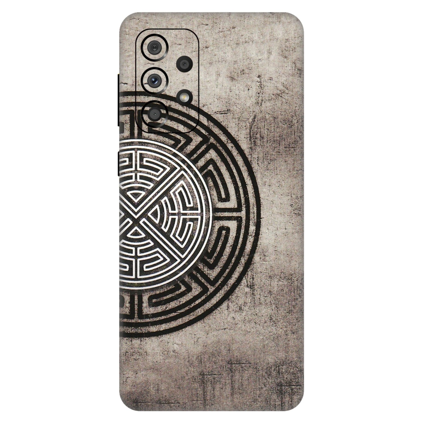 Samsung A/S Series Phone Skins (All Models) - Mysterious Circular Design - 3D Embossed Finish (L-63) Samsung Galaxy A33(5G)